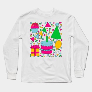 Birthday Surprise Party Design Long Sleeve T-Shirt